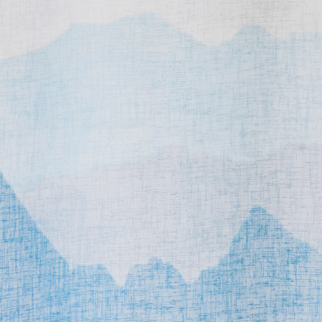 4MURS Voilage THRACE coloris indigo 140 x 240 cm