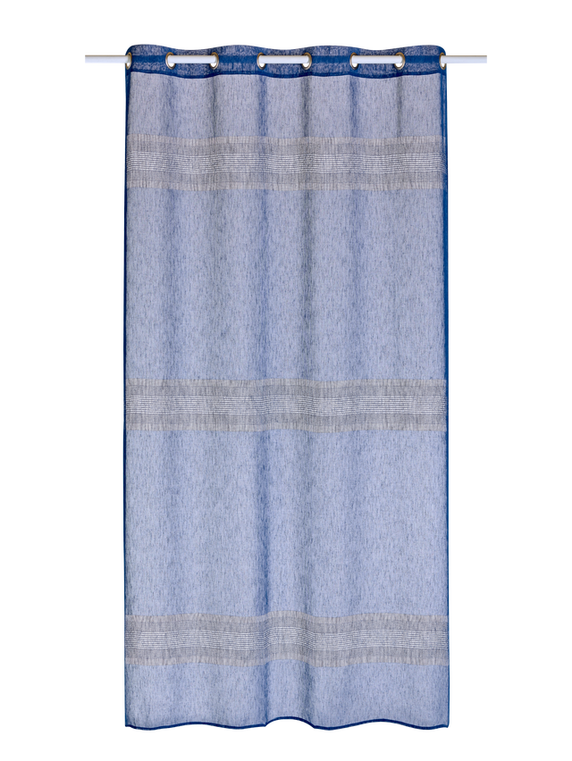 Voilage HELIOS coloris indigo 140 x 240 cm