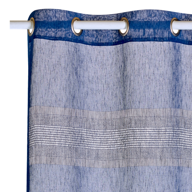 Voilage HELIOS coloris indigo 140 x 240 cm