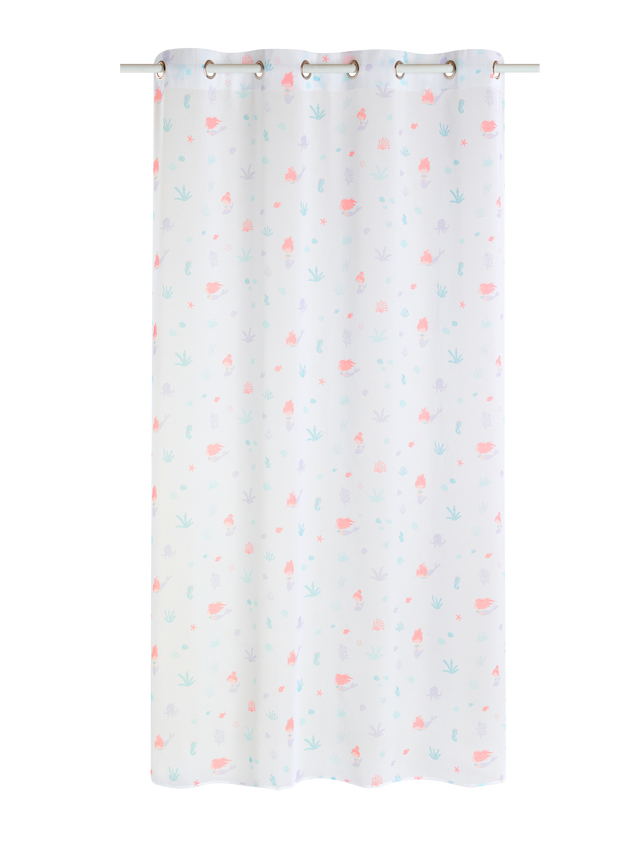4MURS Voilage SIRENINA coloris bleu clair 140 x 240 cm