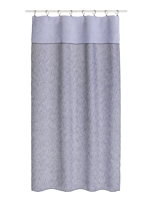 4MURS Voilage LIPARI coloris indigo 140 x 290 cm