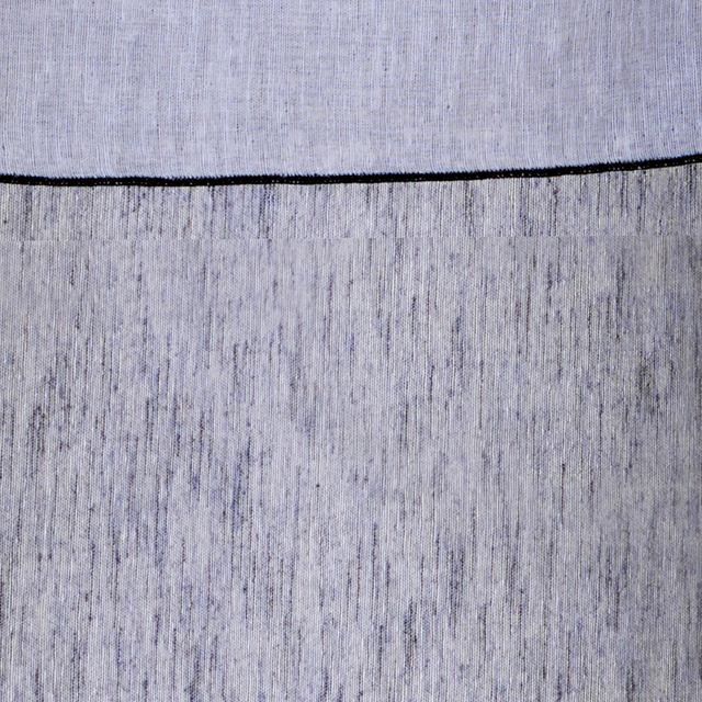 4MURS Voilage LIPARI coloris indigo 140 x 290 cm