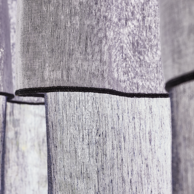 4MURS Voilage LIPARI coloris indigo 140 x 290 cm