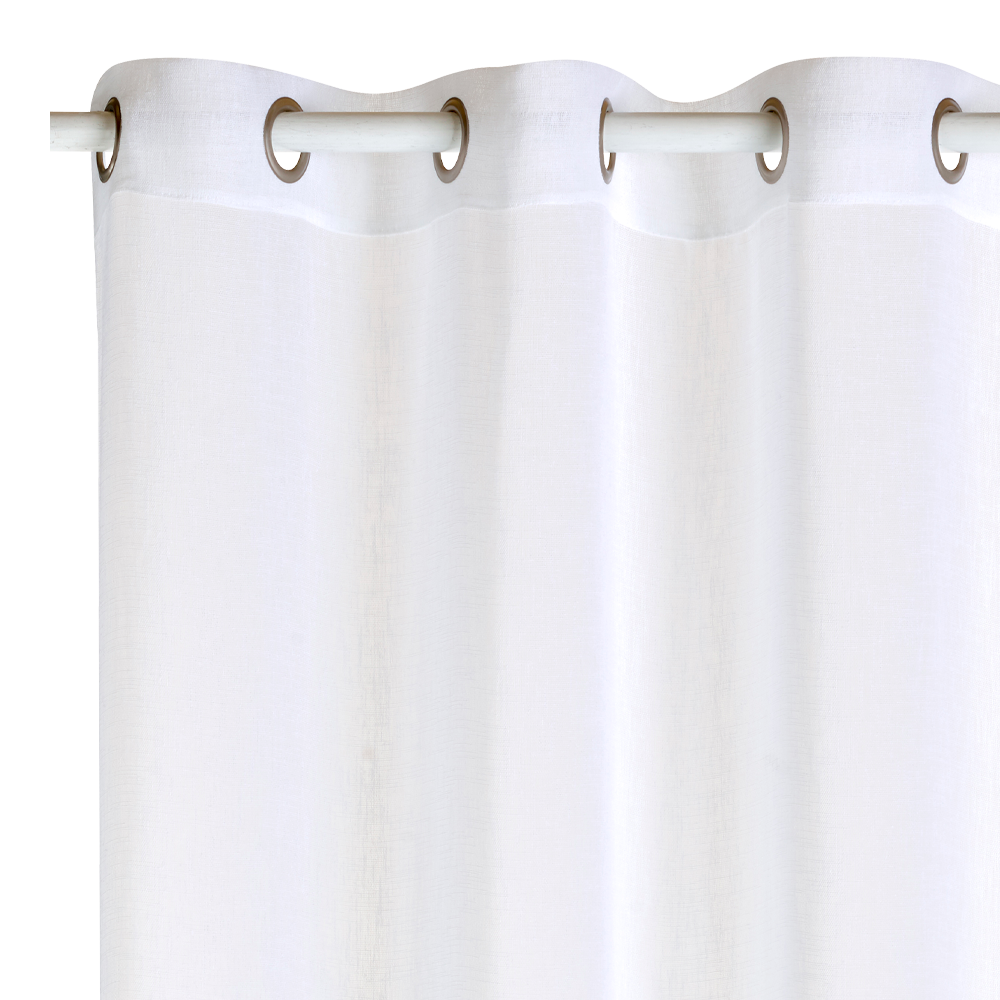 Voilage PROCIDA coloris blanc 290 x 240 cm