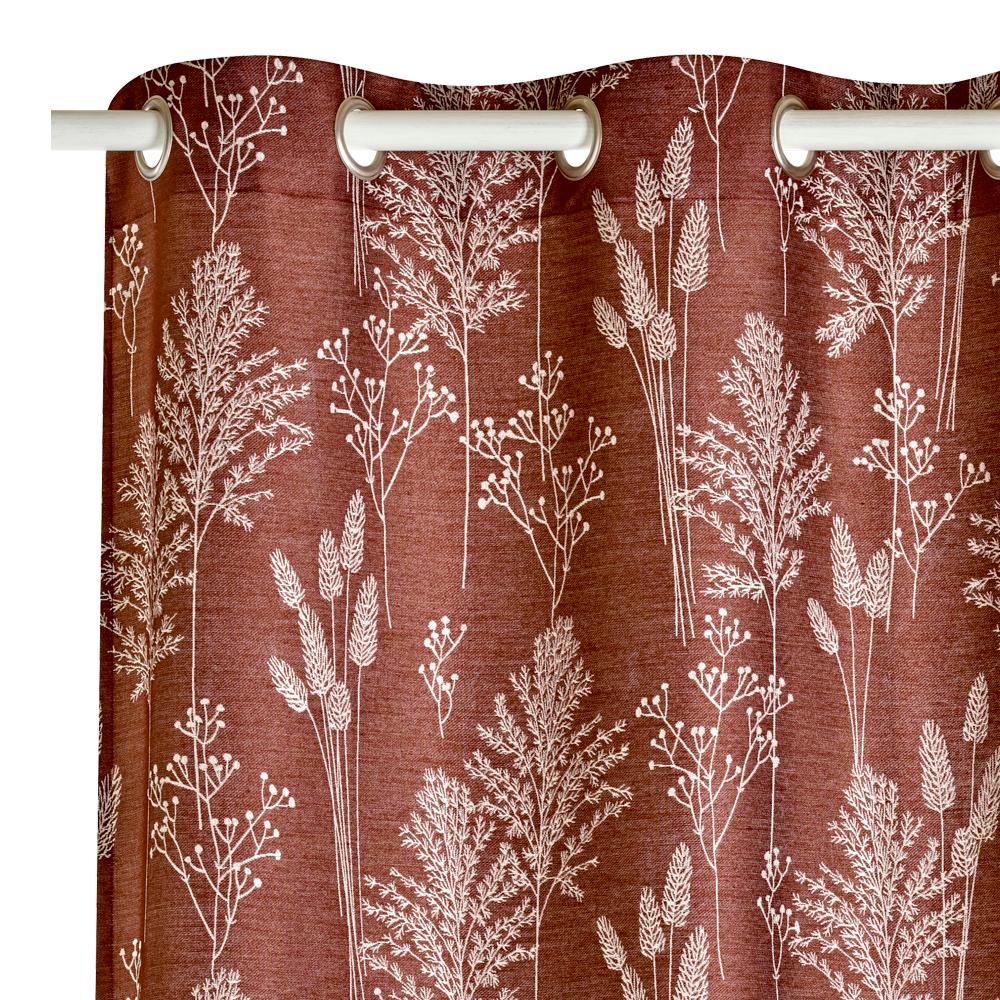 Rideau LAGURA coloris cognac 140 x 260 cm
