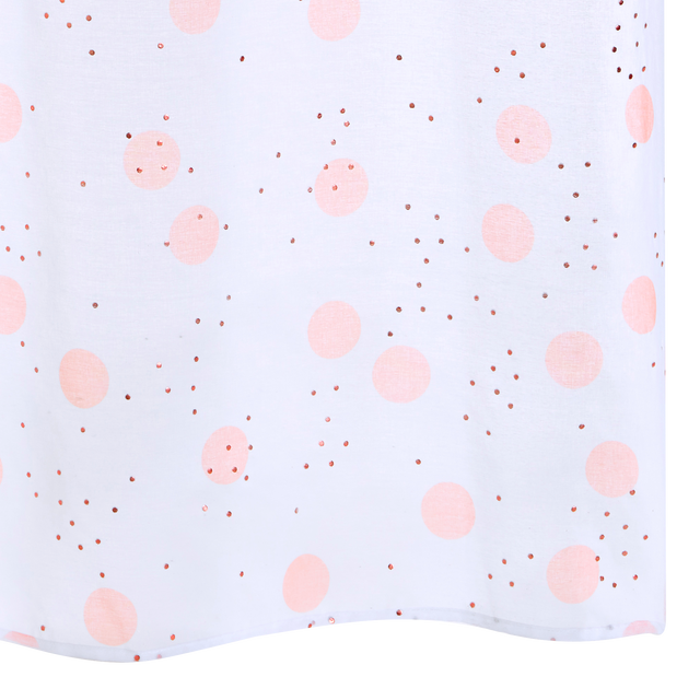 Voilage PUNTINI coloris pêche 140 x 240 cm