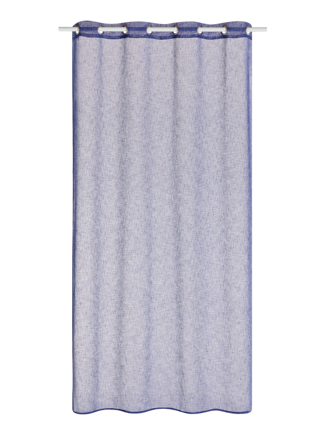 Voilage PROCIDA coloris indigo 140 x 240 cm