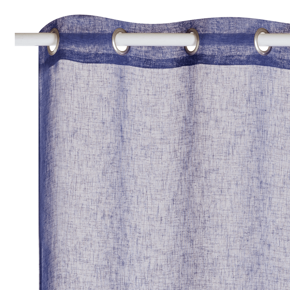 Voilage PROCIDA coloris indigo 140 x 240 cm