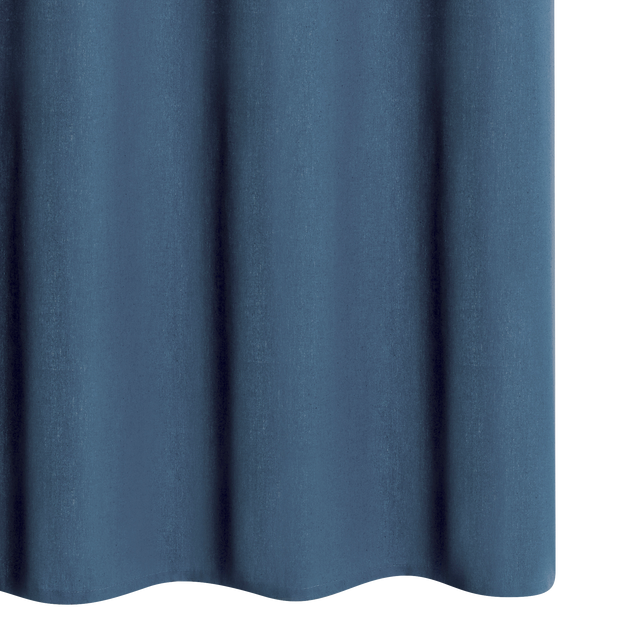 Rideau MARENGA coloris bleu indigo 140 x 260 cm