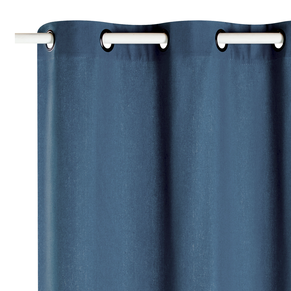 Rideau Marenga Bleu indigo