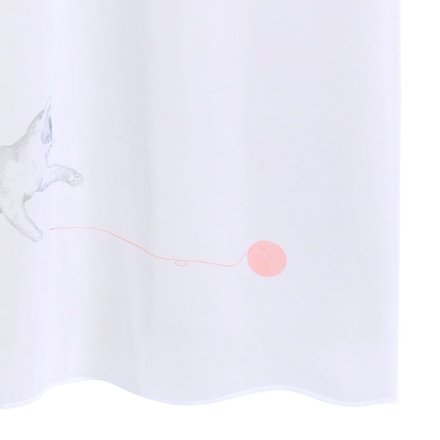 4MURS Voilage TITOU coloris gris 140 x 240 cm