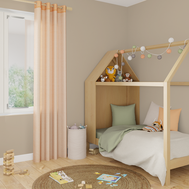 Voilage NOLAN coloris miel 140 x 240 cm