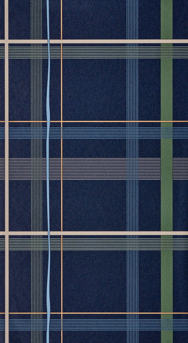 Bensimon Papier peint intissé MALO bleu marine