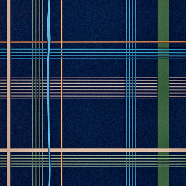 Bensimon Papier peint intissé MALO bleu marine