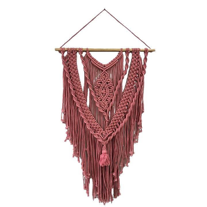 4MURS Suspension en macramé Suri Rose