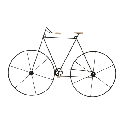 Déco murale métal Hushovd Noir