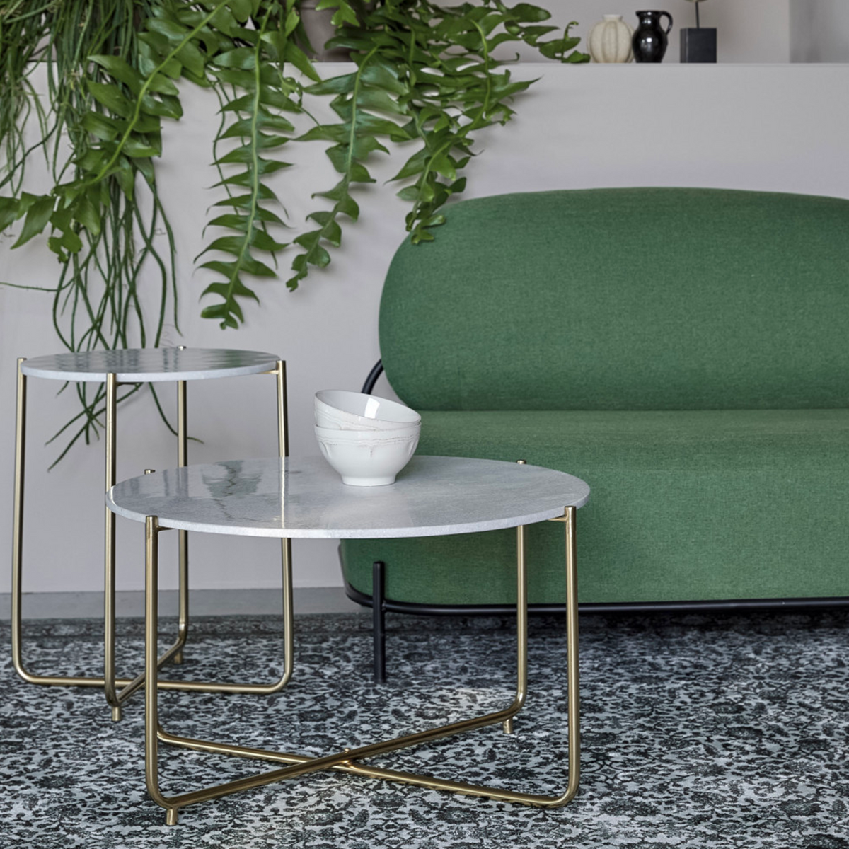 Table basse Timpa Marbre blanc