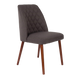 Chaise Conway Gris foncé 1 place