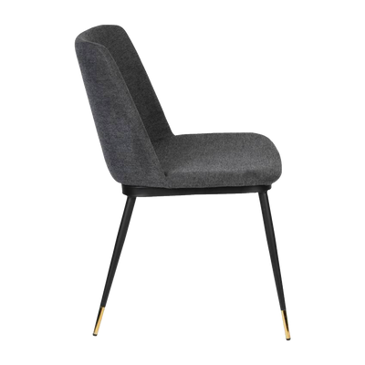 Chaise Lionel Gris moyen 1 place