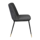 Chaise Lionel Gris moyen 1 place