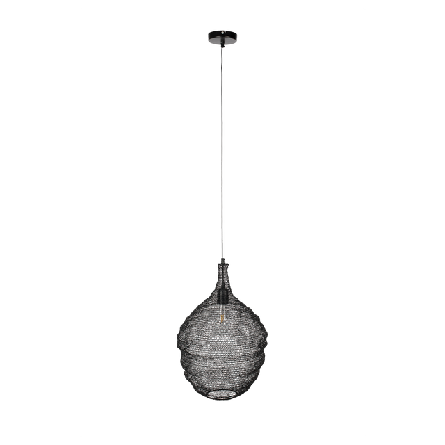 Suspension LENA coloris noir 51 x 37 cm