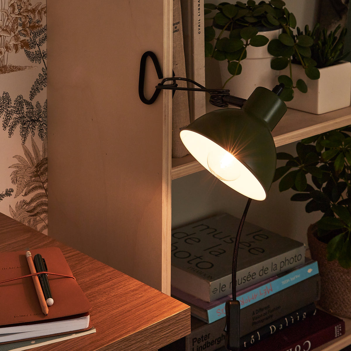 Lampe à poser Moys Vert