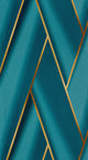 Papier peint intissé Piazza Bleu paon