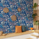 Papier peint intissé Calypso Bleu nuit