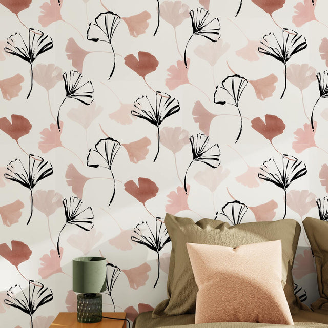 Papier peint intissé ISAURA coloris multicolore