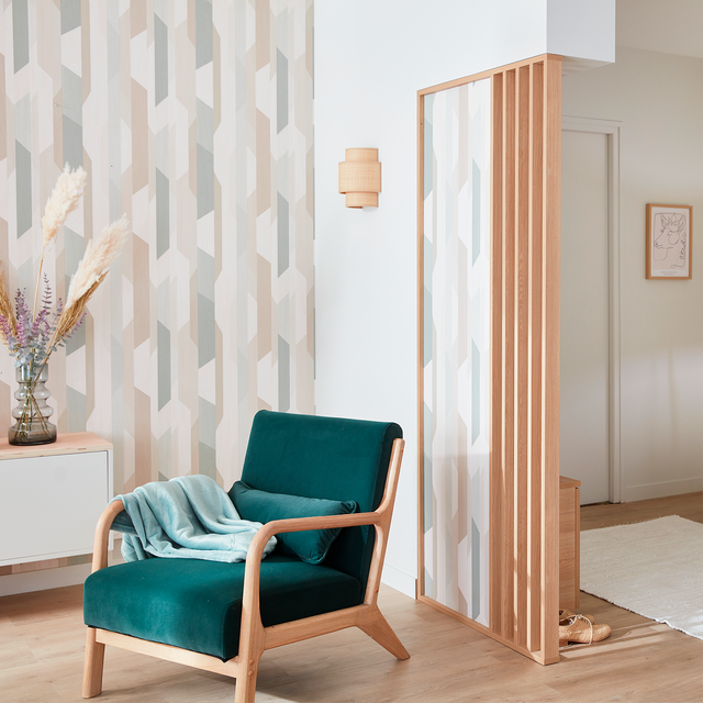 4MURS Meuble d'entrée WELCOME coloris chêne naturel