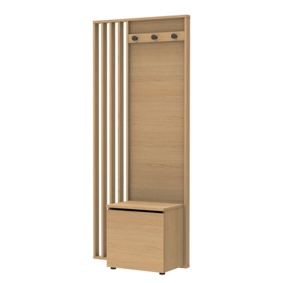 4MURS Meuble d'entrée Welcome Chêne naturel