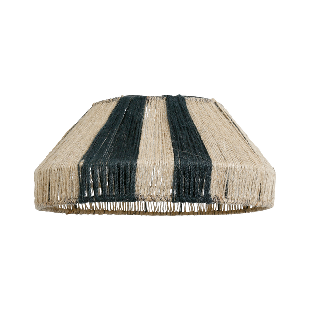 Abat-jour CHIBA coloris noir et beige 21 x 45 cm