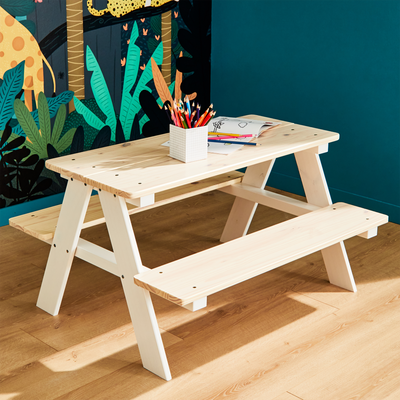 Table pique-nique enfant Maloya Naturel