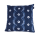 Coussin Flower tie Indigo