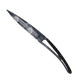 DEEJO Couteau Bolide Black, fibre de carbone
