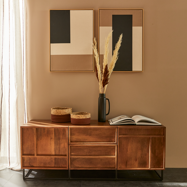 WOOOD Meuble TV FORREST coloris naturel