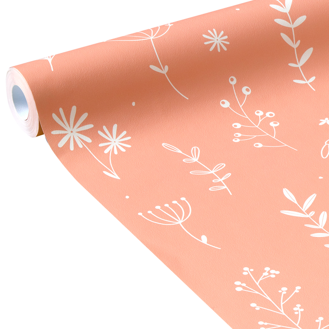 4MURS Papier peint intissé FANTINE coloris terracotta