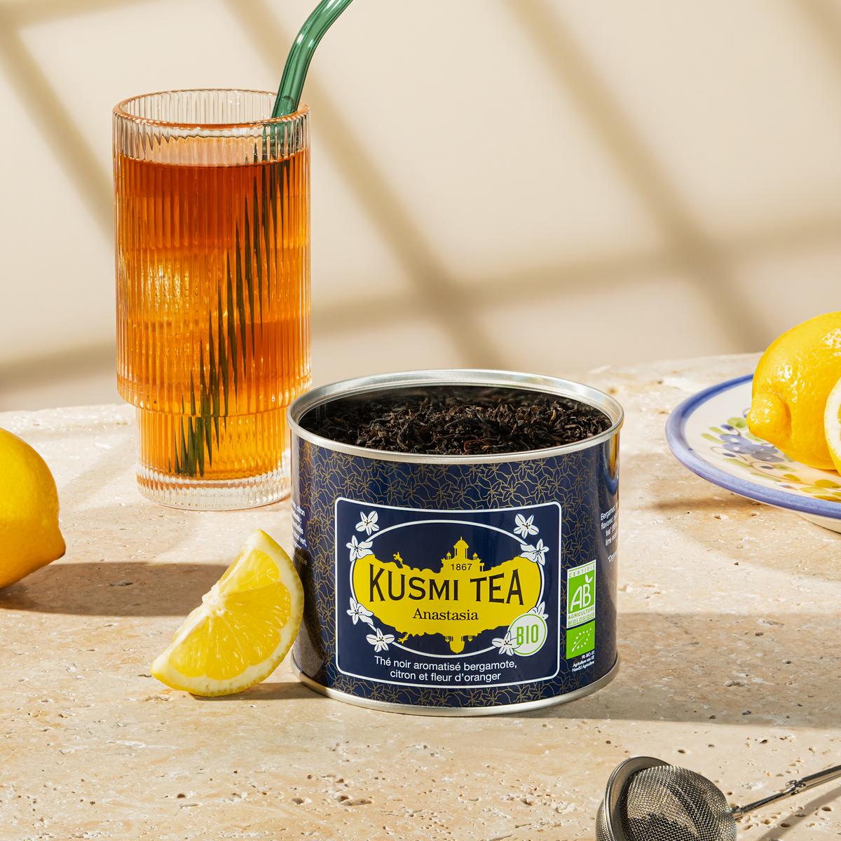 KUSMI TEA Thé noir en vrac Anastasia bio 100G