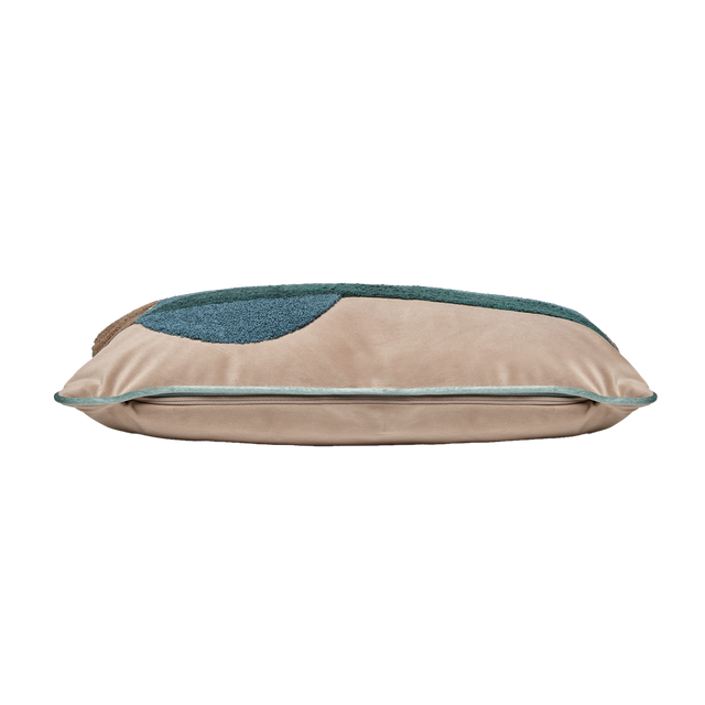 Coussin SOREN coloris bleu 30 x 50 cm