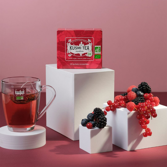 KUSMI TEA Tisane AQUAROSA BIO