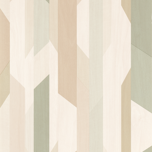 Papier peint intissé KAWANA coloris vert de gris