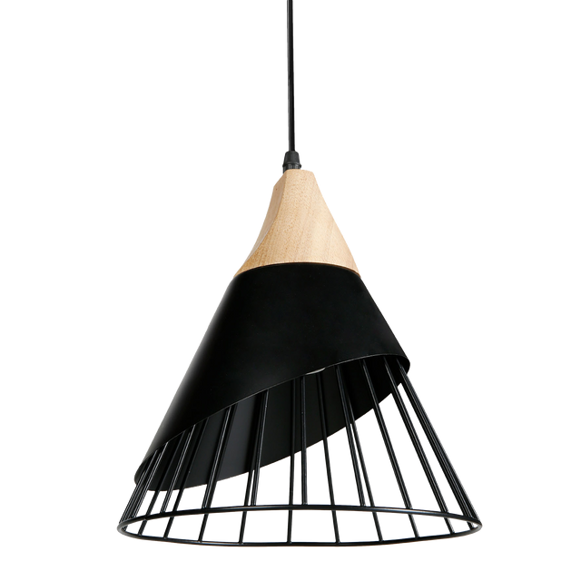 Suspension ARÈNE coloris noir 29 x 25 cm