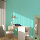 Papier peint intissé Enjoy Bleu aqua Lisse