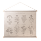 AMADEUS CADES Décoration à suspendre Plantes médicinales Beige