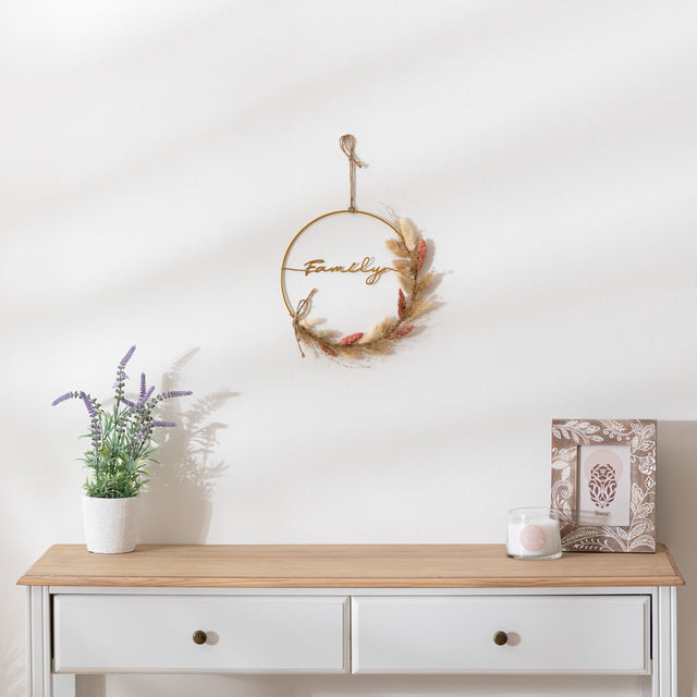 Couronne FAMILY WELCOME coloris beige