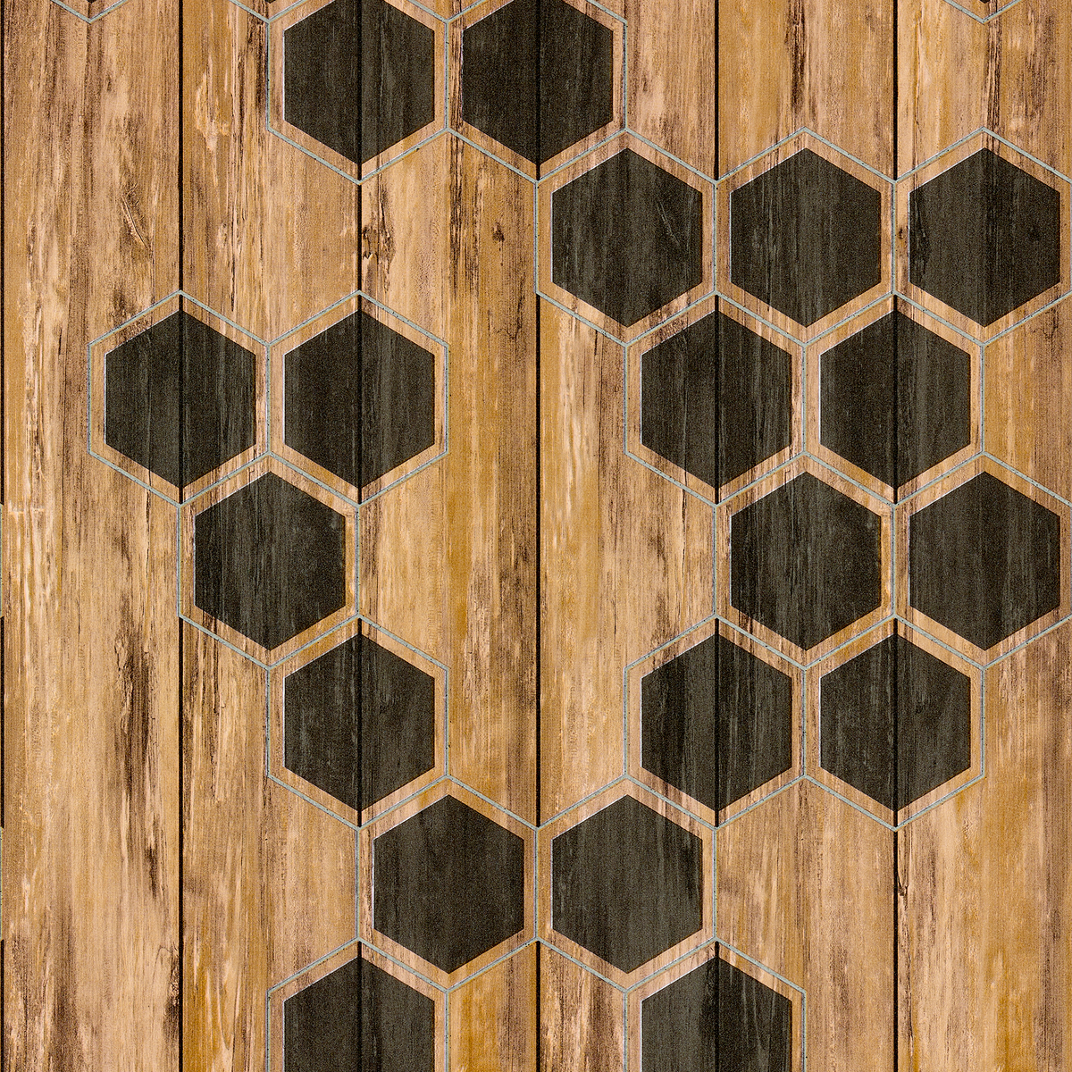 Papier peint intissé Taylor Bois brut