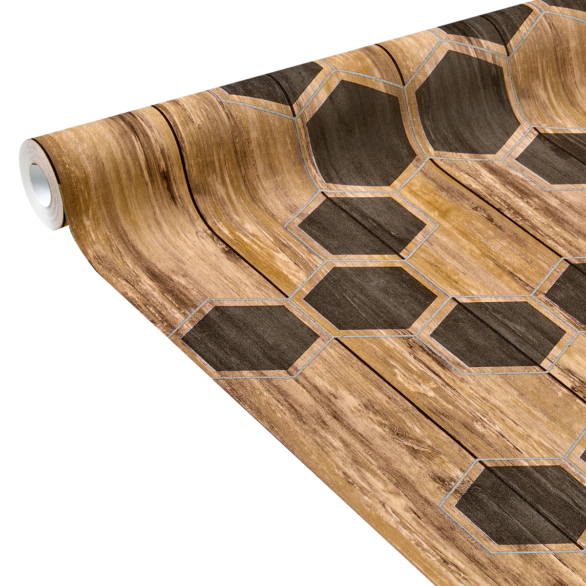 Papier peint intissé Taylor Bois brut