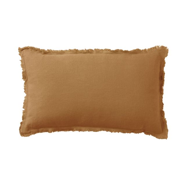 Coussin NAYA coloris honey 30 x 50 cm