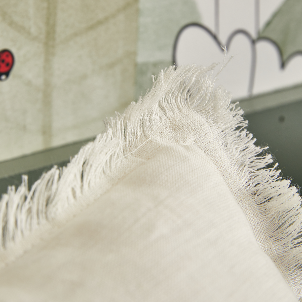 Coussin Naya Blanc naturel