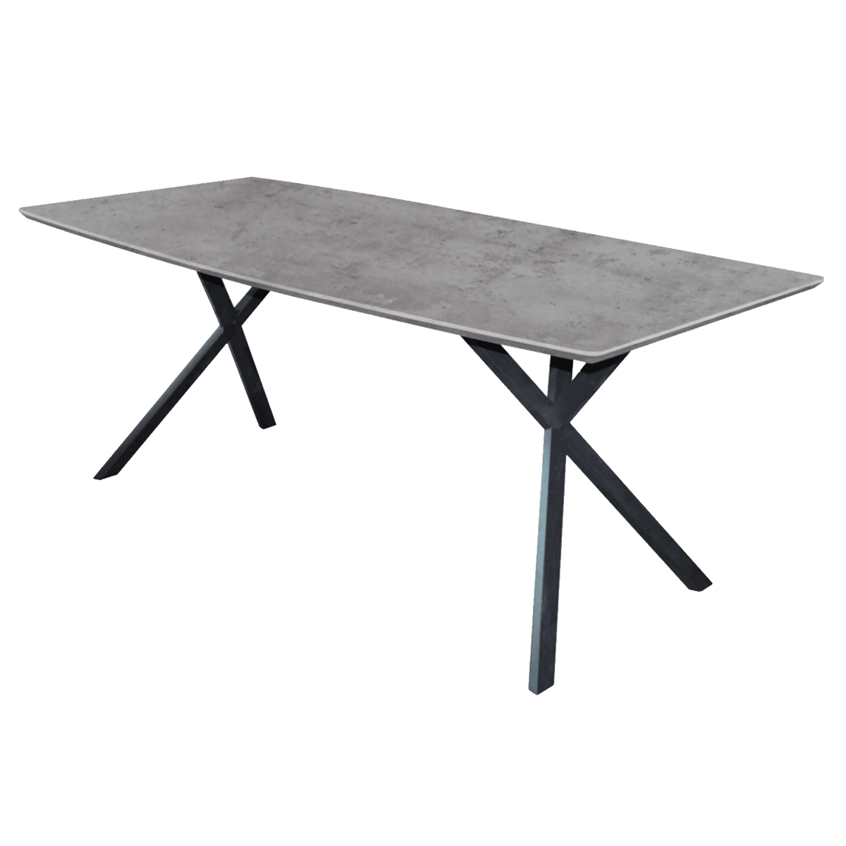 Table de salle à manger Lova Gris béton